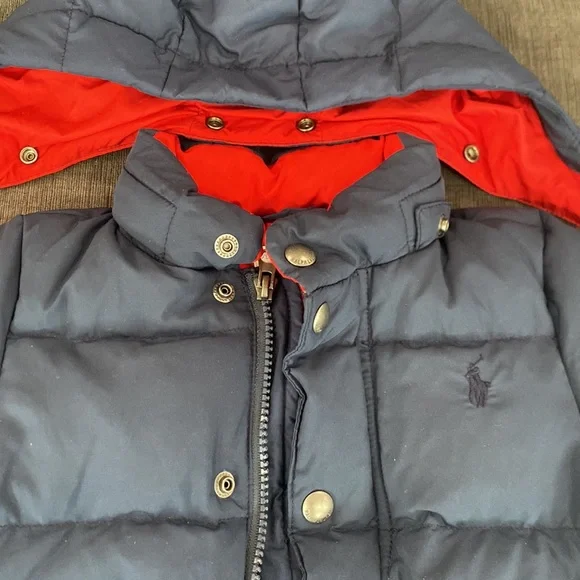 NWOT Ralph Lauren Puffer Winter Jacket with removable hood - Picture 2 of 4